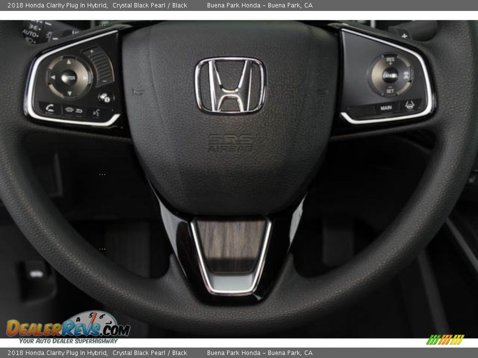 2018 Honda Clarity Plug In Hybrid Crystal Black Pearl / Black Photo #22