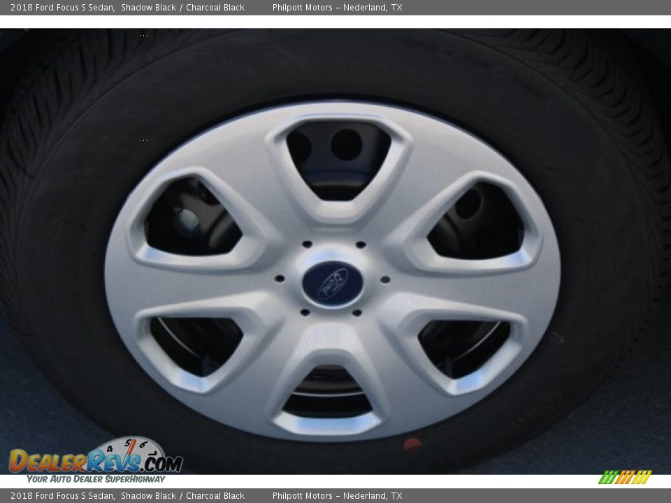 2018 Ford Focus S Sedan Shadow Black / Charcoal Black Photo #4