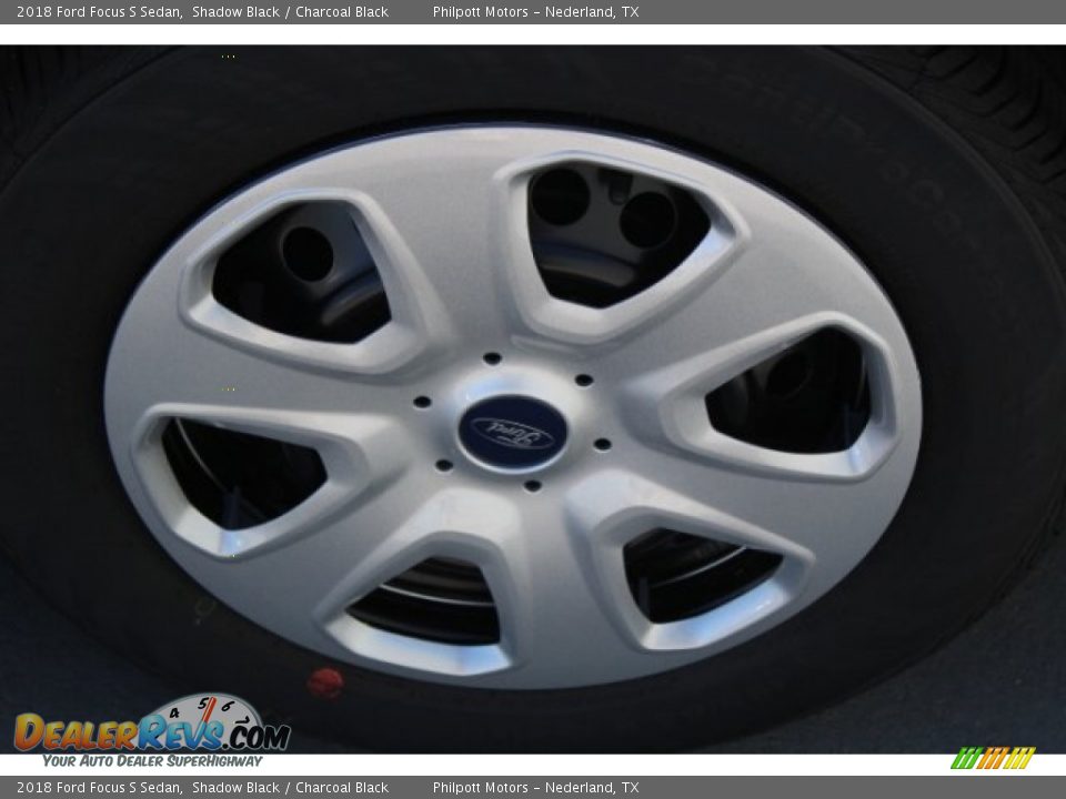 2018 Ford Focus S Sedan Shadow Black / Charcoal Black Photo #5