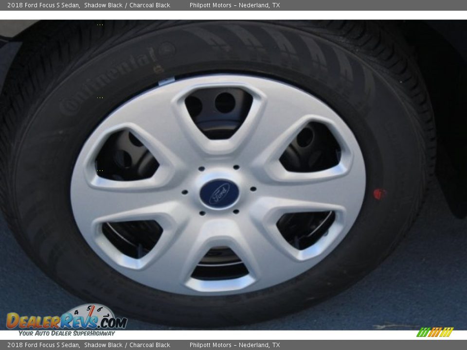 2018 Ford Focus S Sedan Shadow Black / Charcoal Black Photo #9