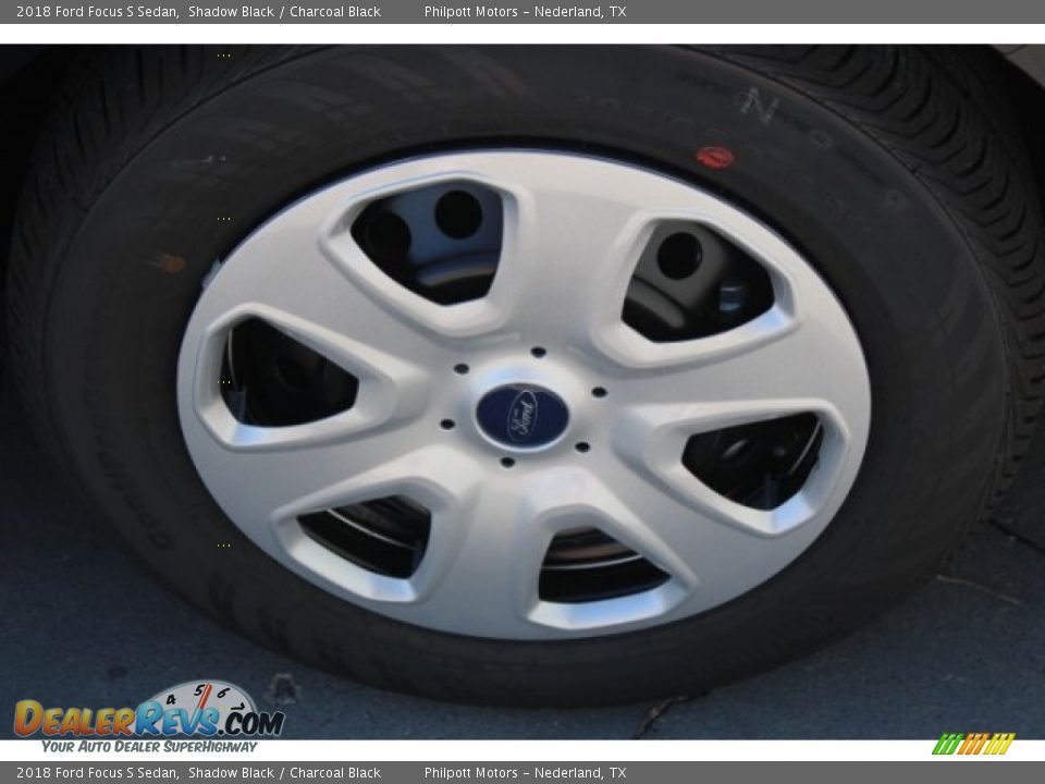 2018 Ford Focus S Sedan Shadow Black / Charcoal Black Photo #10