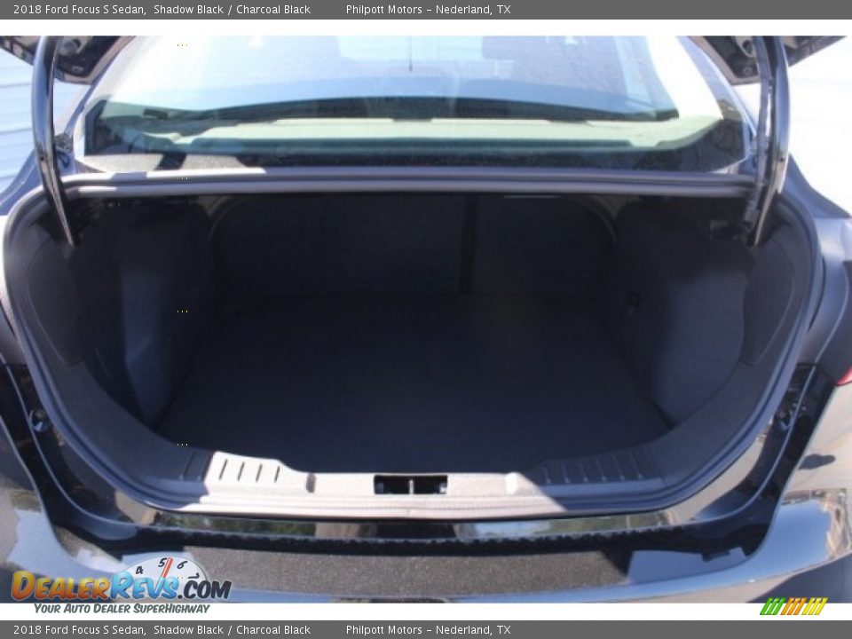 2018 Ford Focus S Sedan Shadow Black / Charcoal Black Photo #25