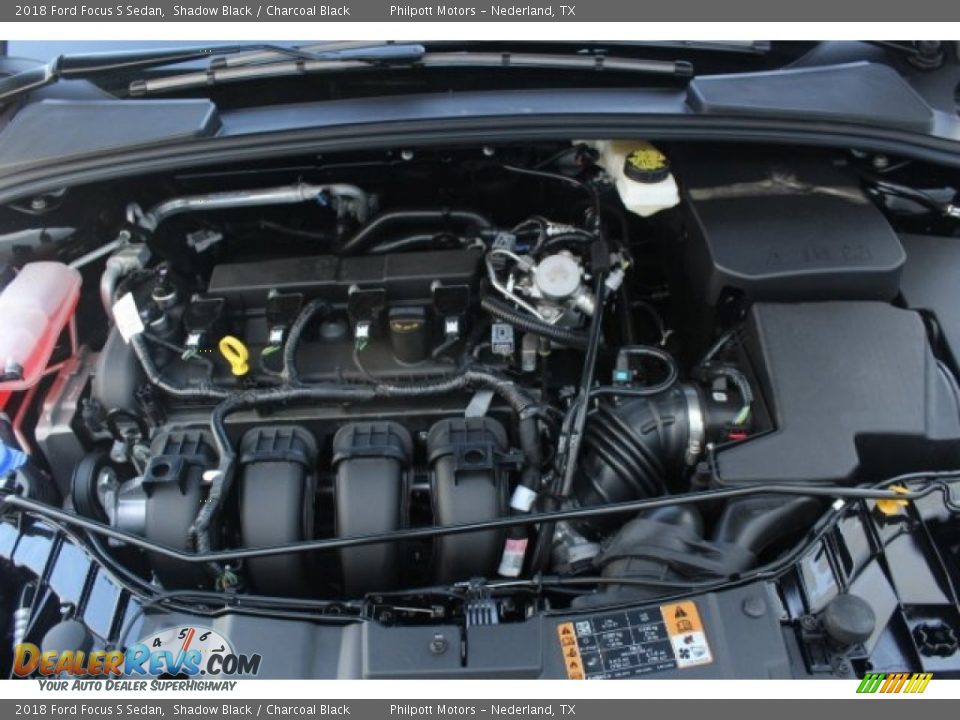 2018 Ford Focus S Sedan Shadow Black / Charcoal Black Photo #31