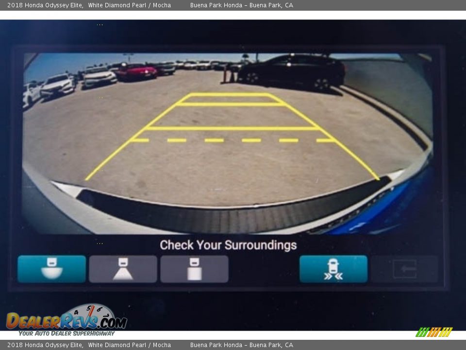2018 Honda Odyssey Elite White Diamond Pearl / Mocha Photo #5