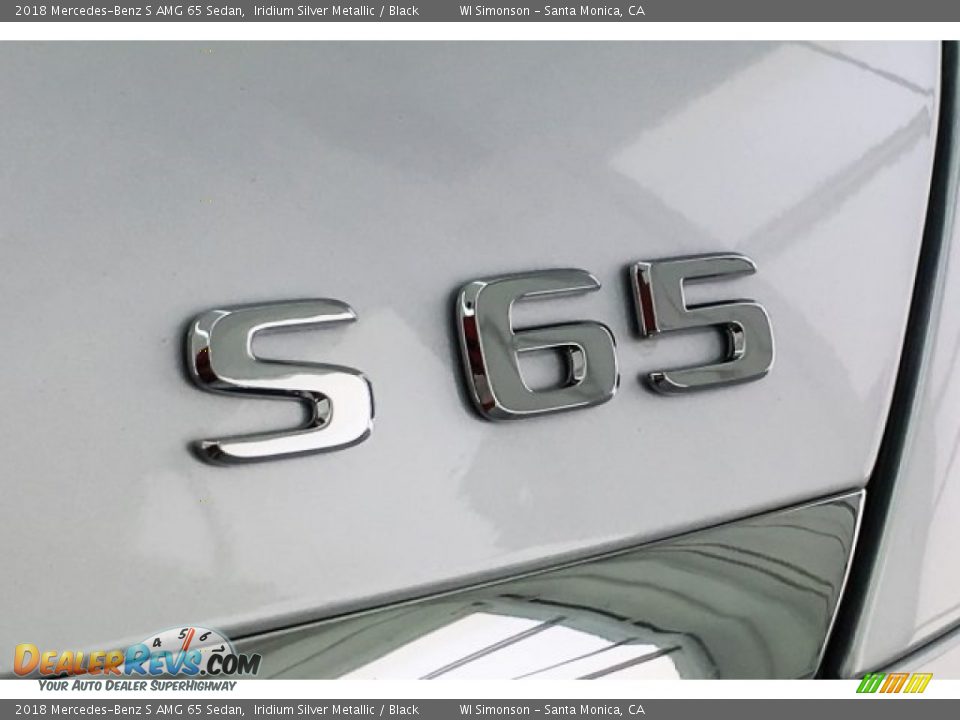 2018 Mercedes-Benz S AMG 65 Sedan Iridium Silver Metallic / Black Photo #7