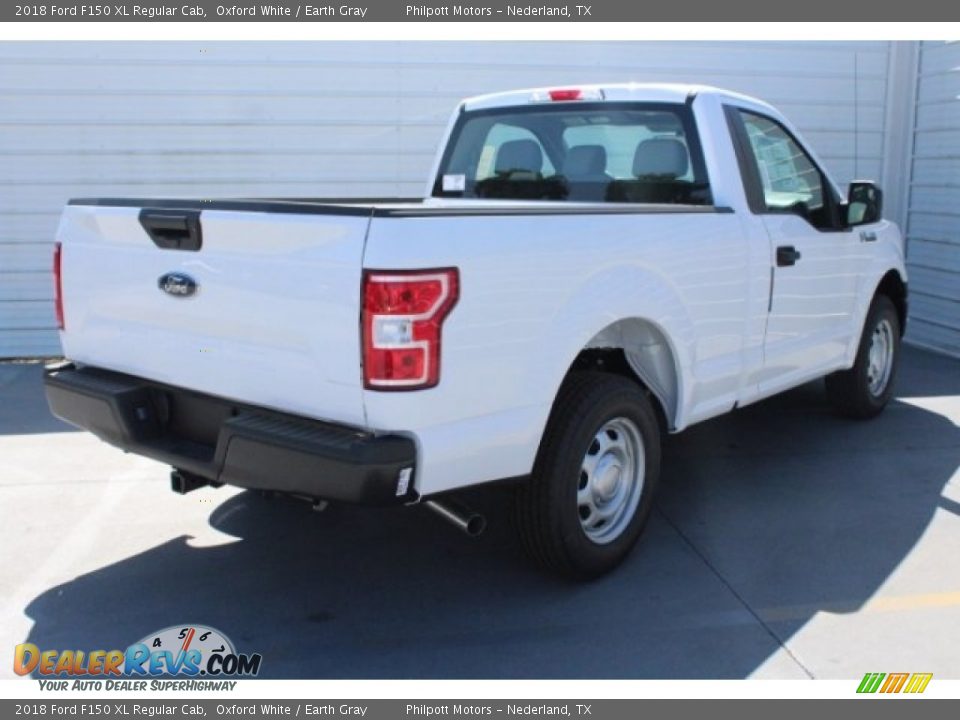 2018 Ford F150 XL Regular Cab Oxford White / Earth Gray Photo #10