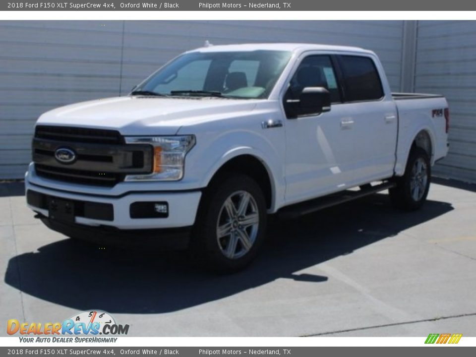 2018 Ford F150 XLT SuperCrew 4x4 Oxford White / Black Photo #3