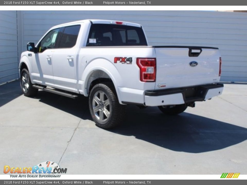 2018 Ford F150 XLT SuperCrew 4x4 Oxford White / Black Photo #6
