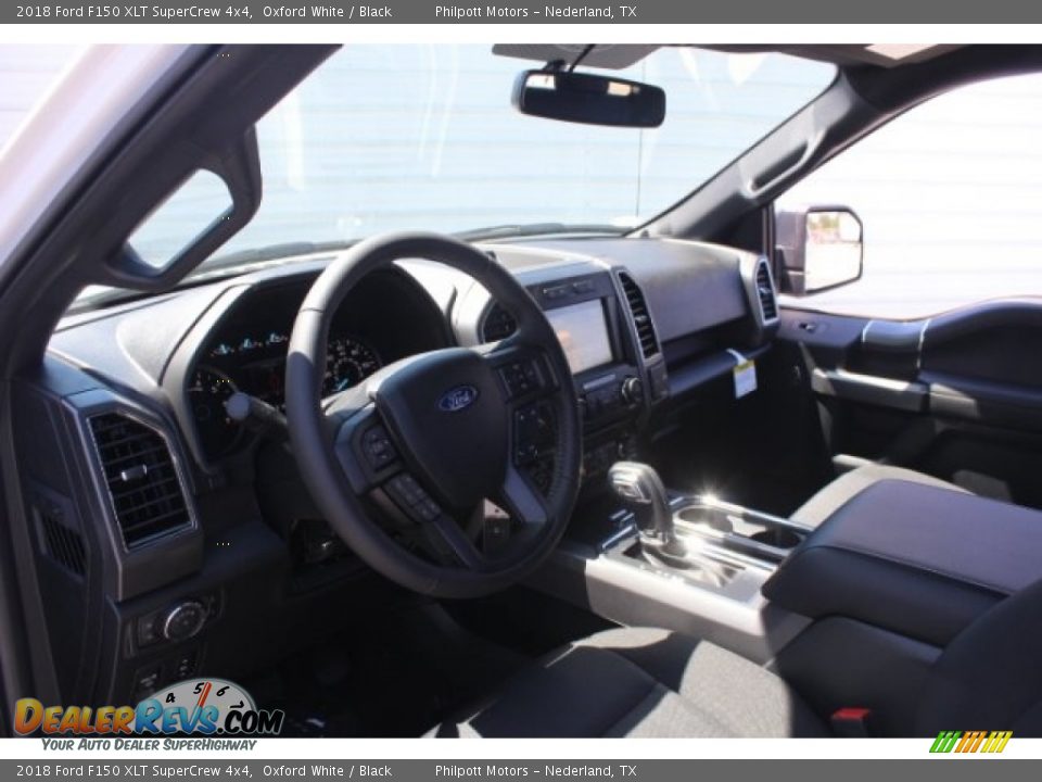 2018 Ford F150 XLT SuperCrew 4x4 Oxford White / Black Photo #12