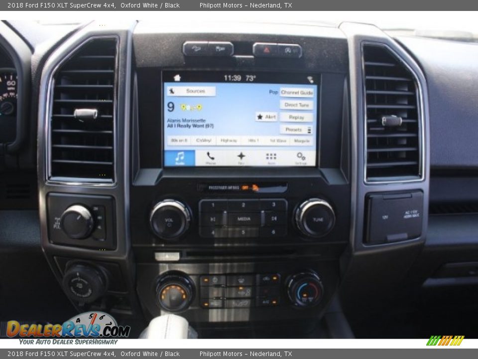 2018 Ford F150 XLT SuperCrew 4x4 Oxford White / Black Photo #17