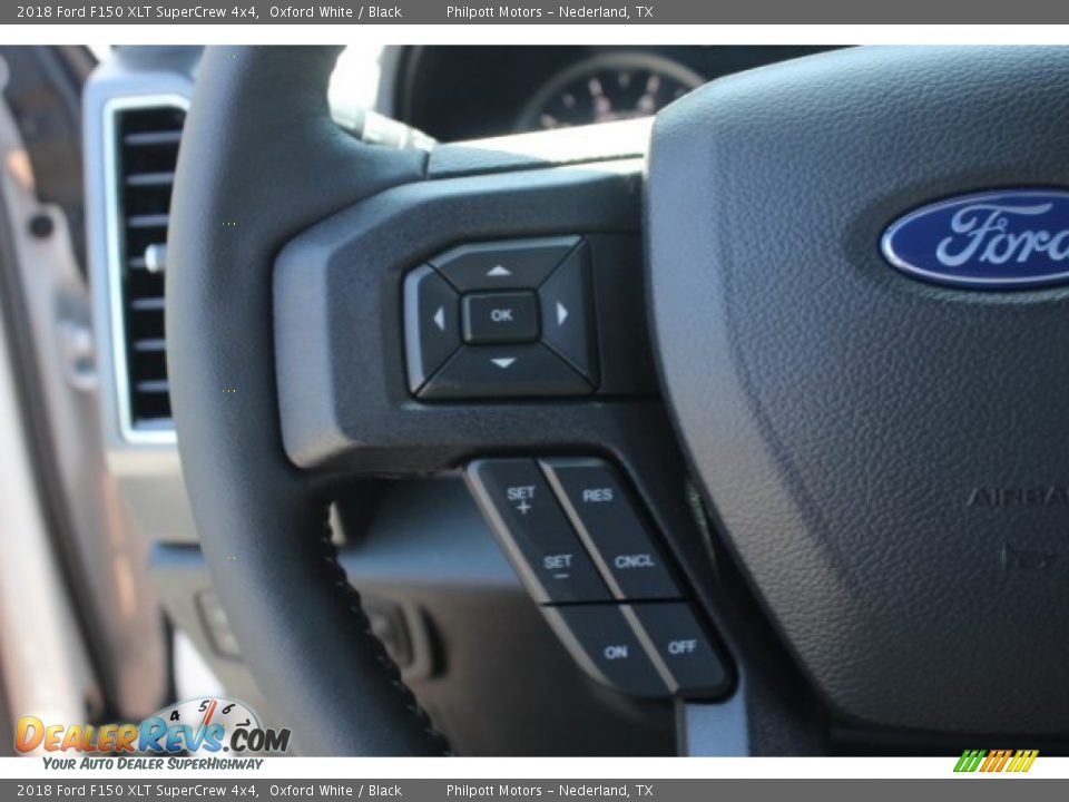2018 Ford F150 XLT SuperCrew 4x4 Oxford White / Black Photo #18
