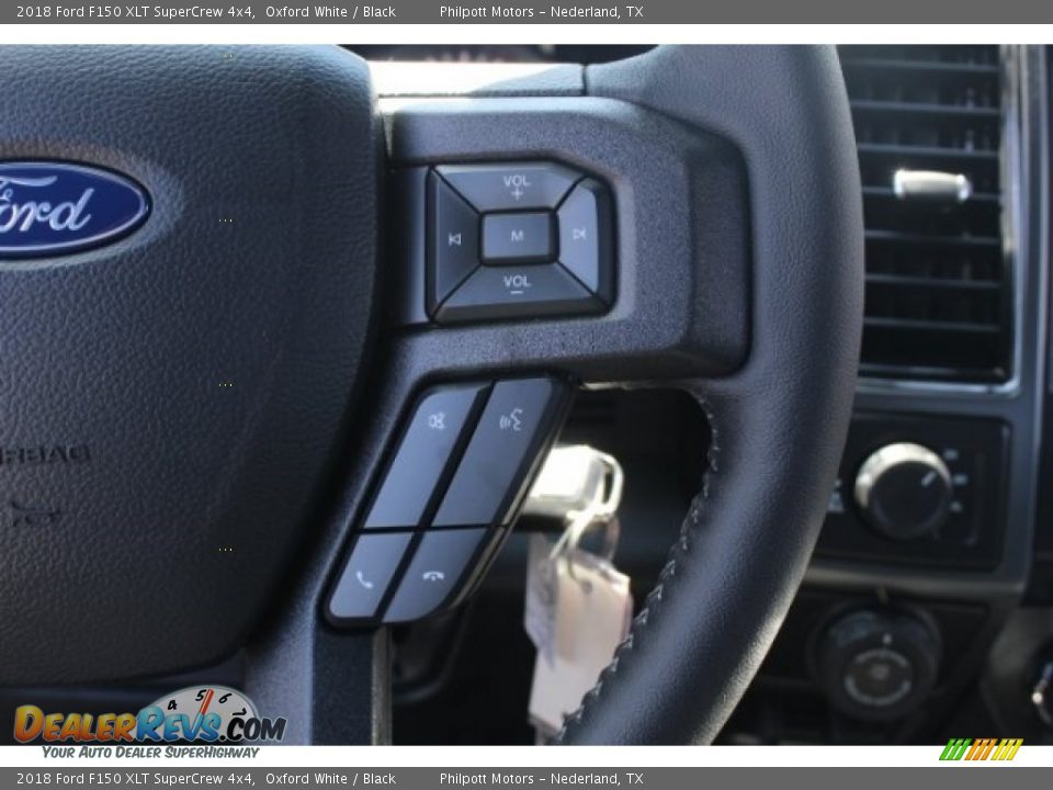 2018 Ford F150 XLT SuperCrew 4x4 Oxford White / Black Photo #19