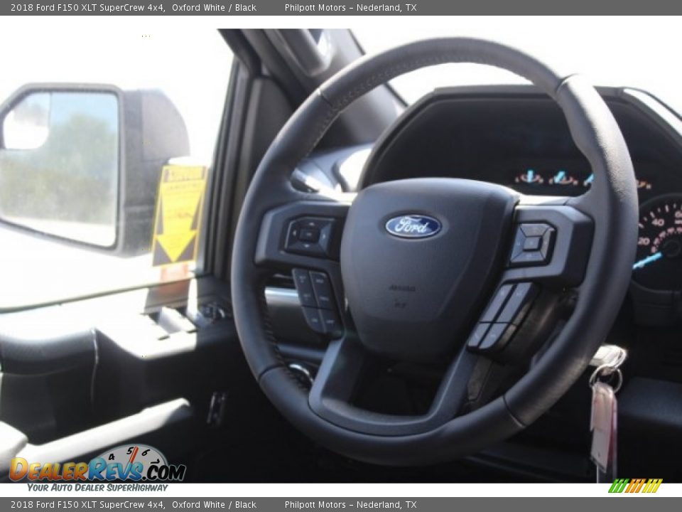 2018 Ford F150 XLT SuperCrew 4x4 Oxford White / Black Photo #25
