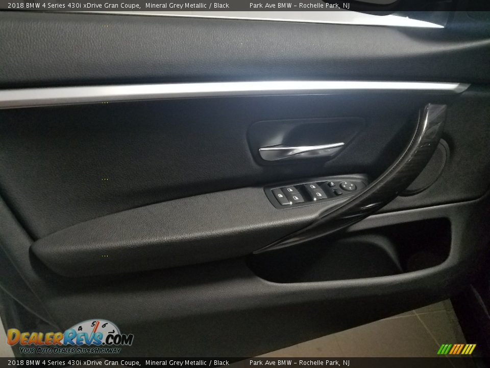 2018 BMW 4 Series 430i xDrive Gran Coupe Mineral Grey Metallic / Black Photo #12