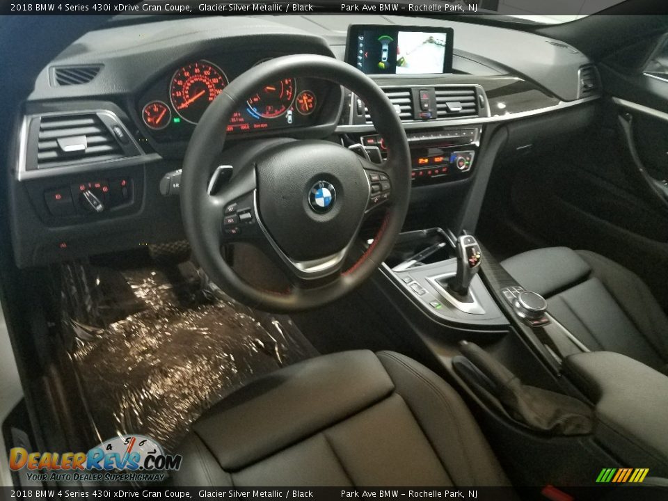 2018 BMW 4 Series 430i xDrive Gran Coupe Glacier Silver Metallic / Black Photo #13