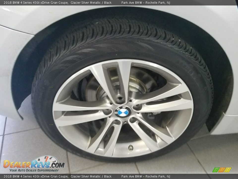 2018 BMW 4 Series 430i xDrive Gran Coupe Glacier Silver Metallic / Black Photo #27