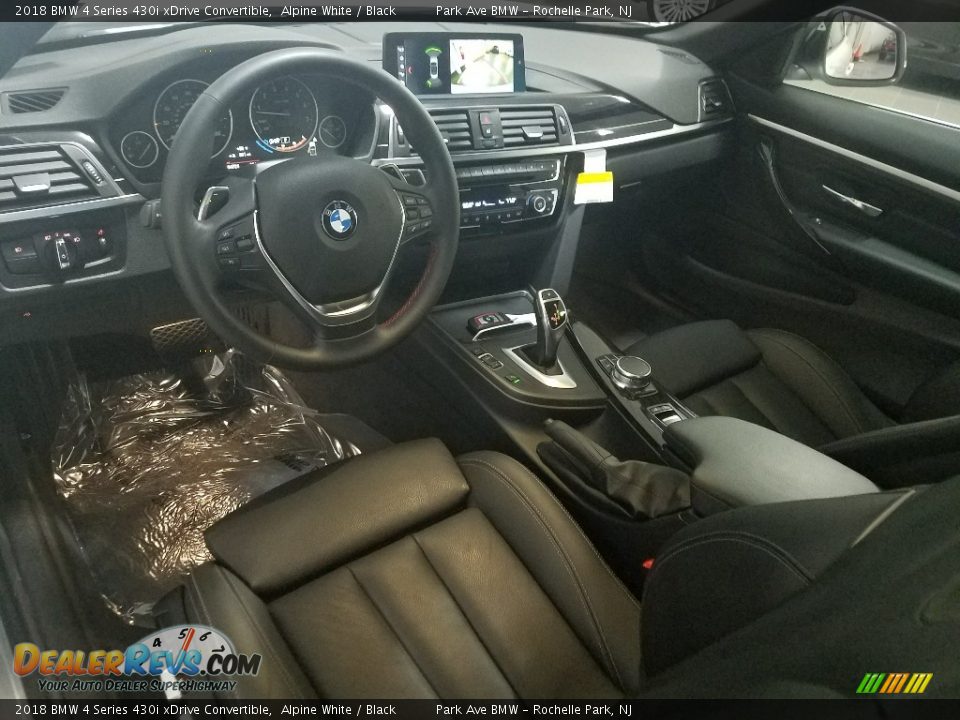 2018 BMW 4 Series 430i xDrive Convertible Alpine White / Black Photo #13