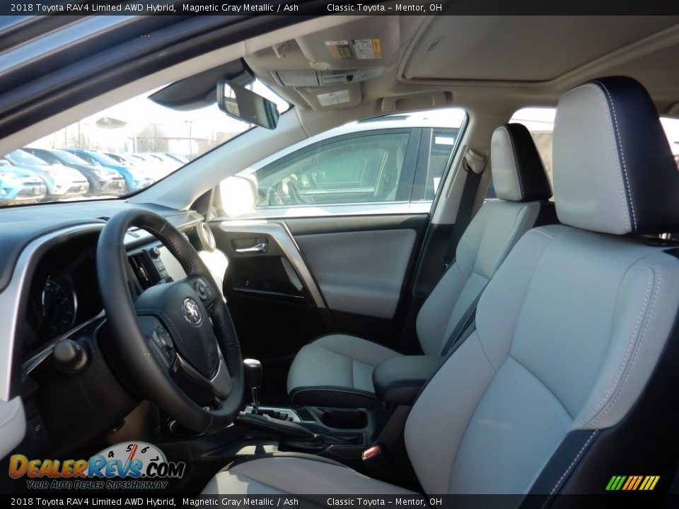 2018 Toyota RAV4 Limited AWD Hybrid Magnetic Gray Metallic / Ash Photo #3