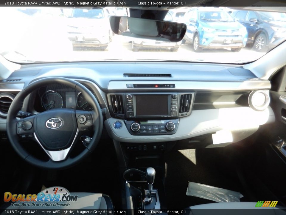 2018 Toyota RAV4 Limited AWD Hybrid Magnetic Gray Metallic / Ash Photo #5