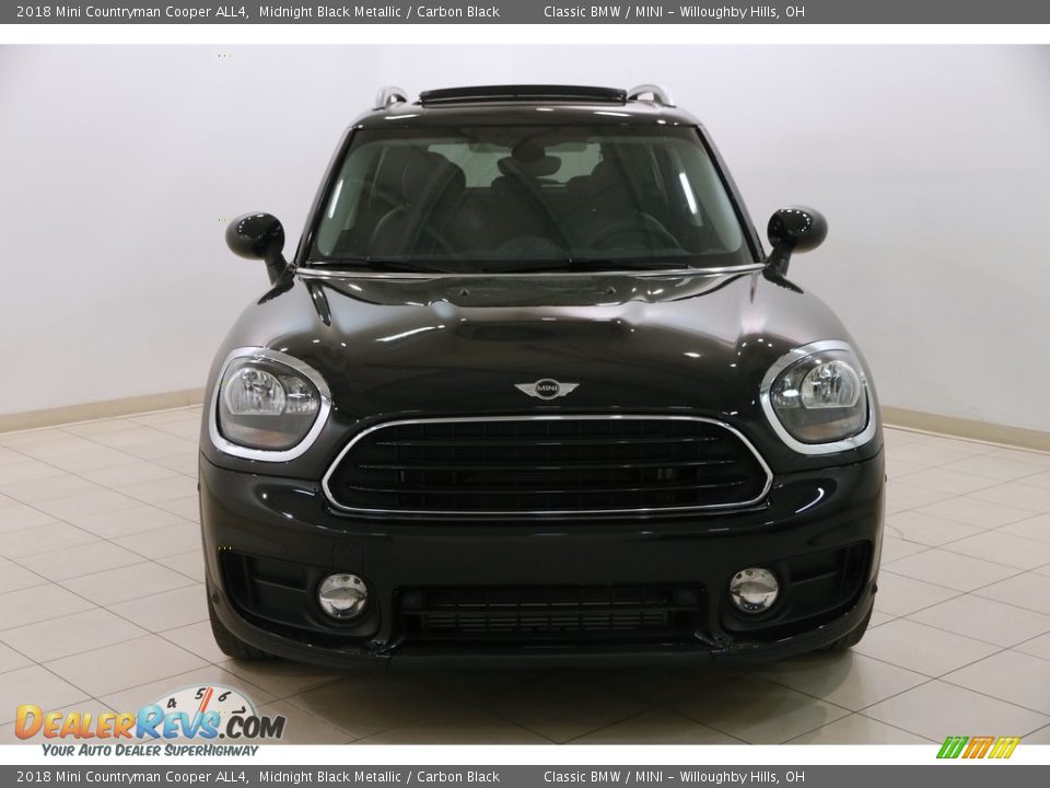 2018 Mini Countryman Cooper ALL4 Midnight Black Metallic / Carbon Black Photo #2