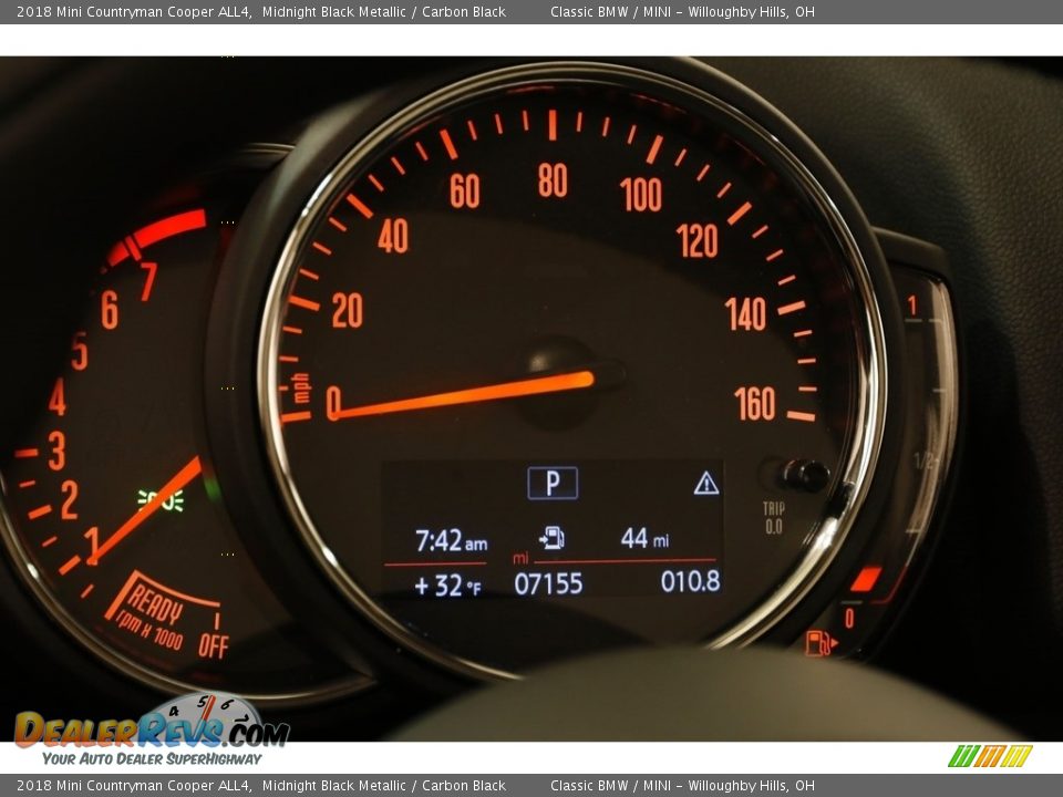 2018 Mini Countryman Cooper ALL4 Midnight Black Metallic / Carbon Black Photo #7