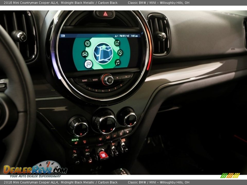 2018 Mini Countryman Cooper ALL4 Midnight Black Metallic / Carbon Black Photo #8