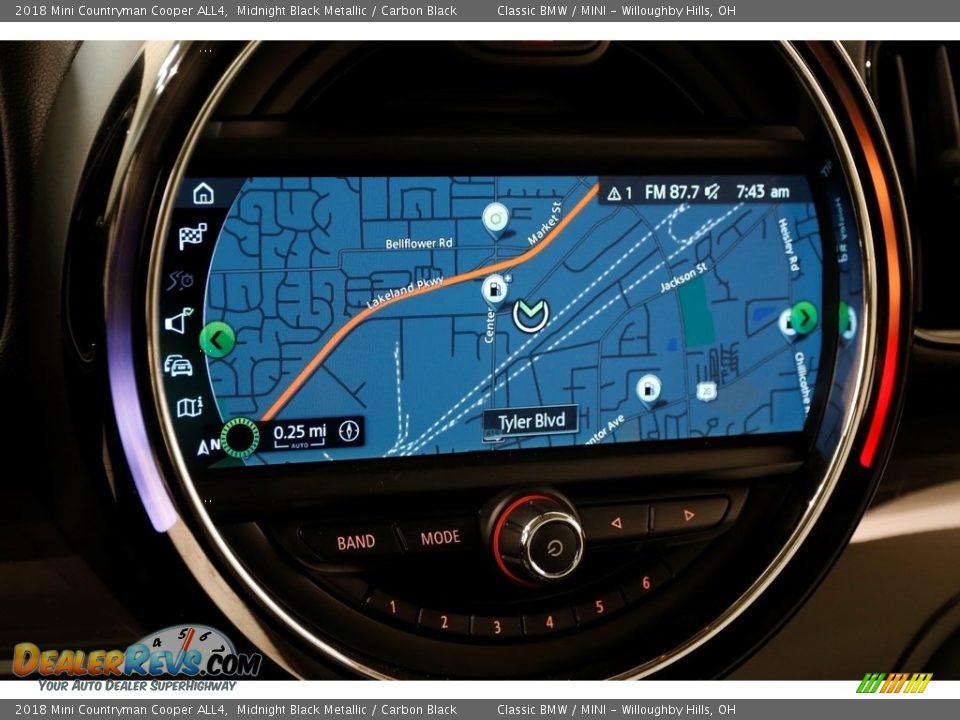 2018 Mini Countryman Cooper ALL4 Midnight Black Metallic / Carbon Black Photo #9