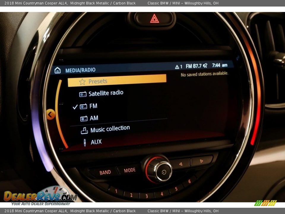 2018 Mini Countryman Cooper ALL4 Midnight Black Metallic / Carbon Black Photo #10