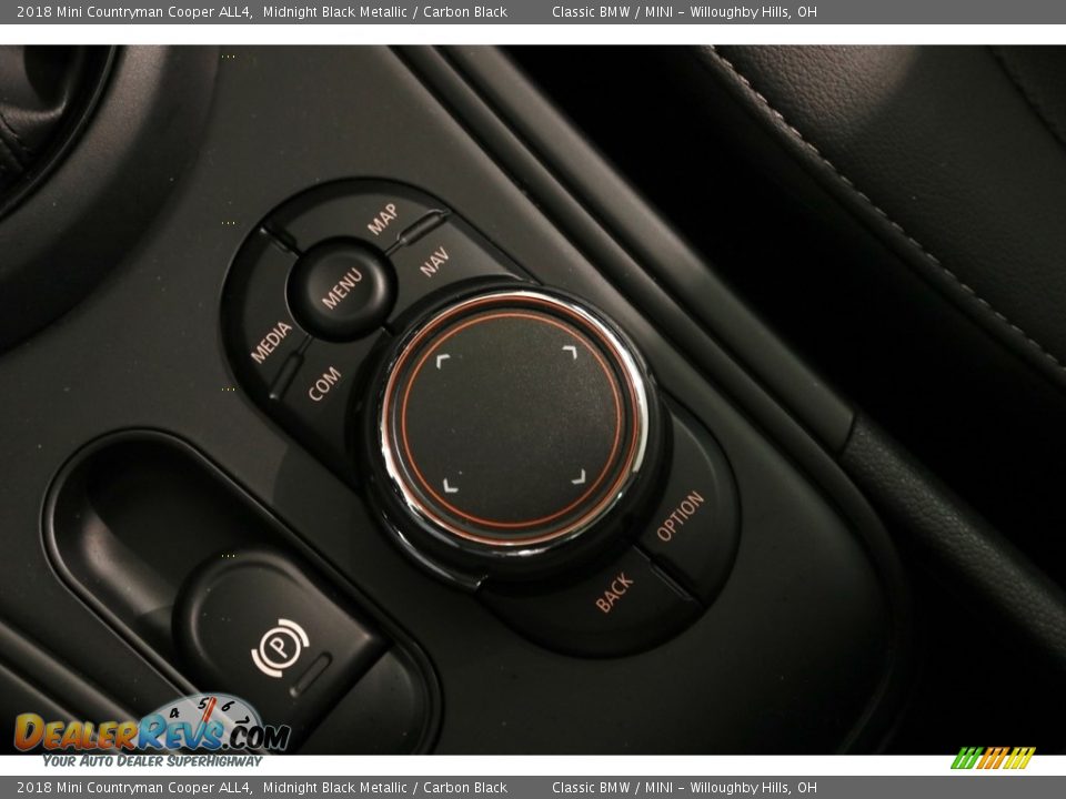2018 Mini Countryman Cooper ALL4 Midnight Black Metallic / Carbon Black Photo #13