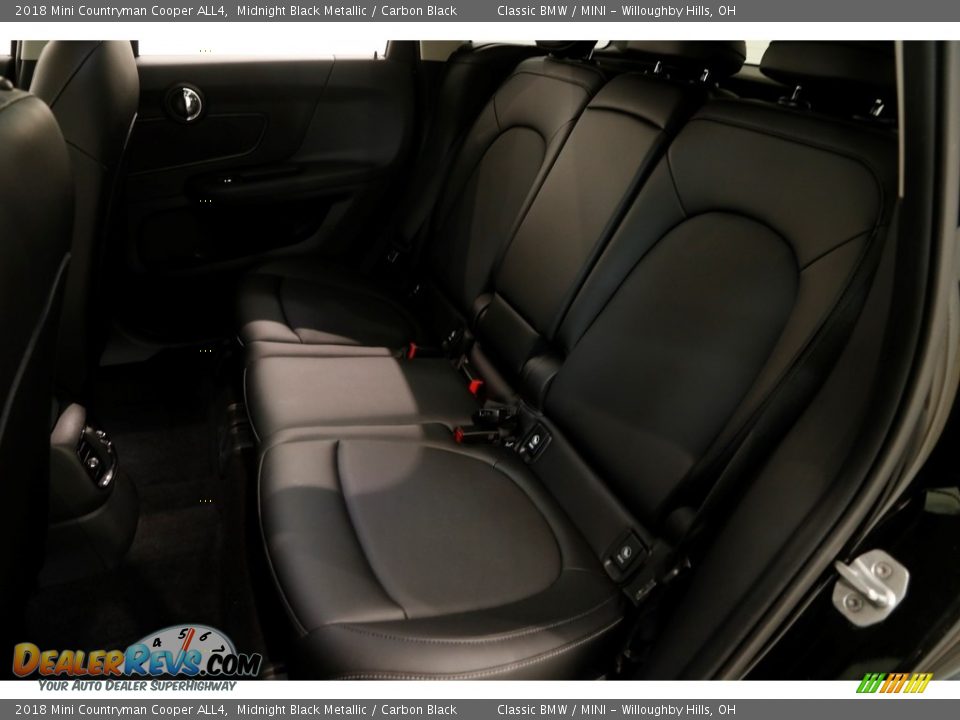 2018 Mini Countryman Cooper ALL4 Midnight Black Metallic / Carbon Black Photo #16