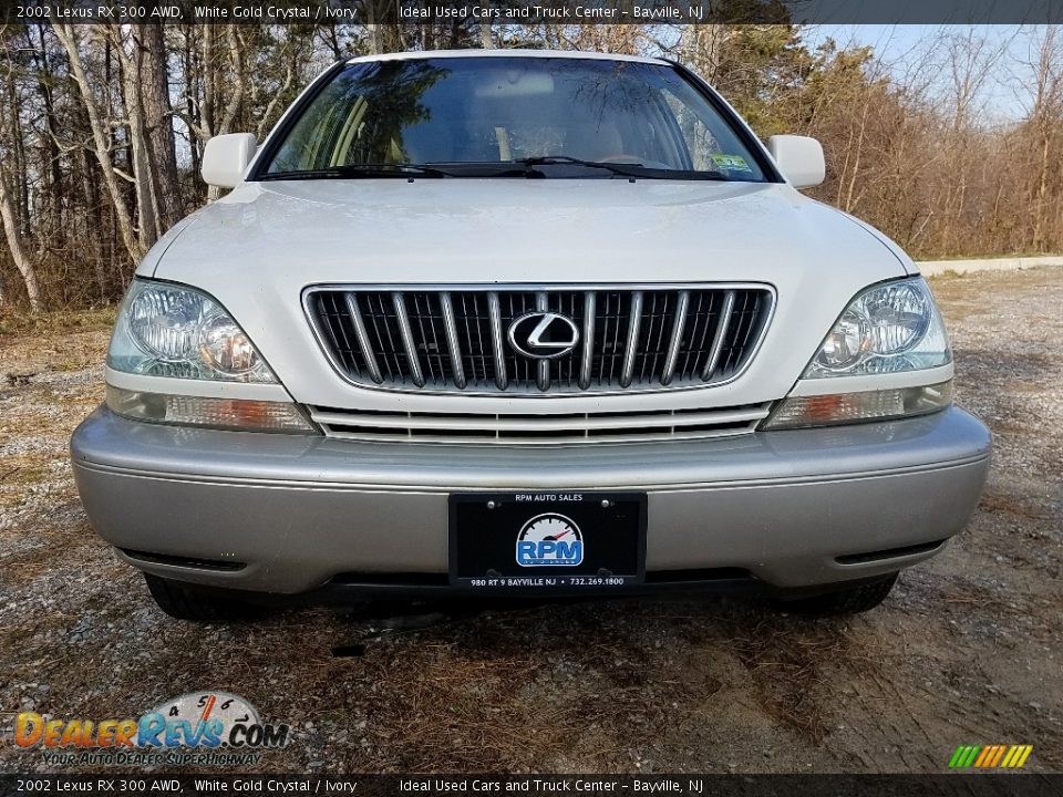 2002 Lexus RX 300 AWD White Gold Crystal / Ivory Photo #2