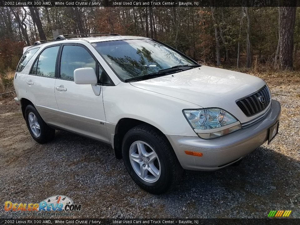 2002 Lexus RX 300 AWD White Gold Crystal / Ivory Photo #3