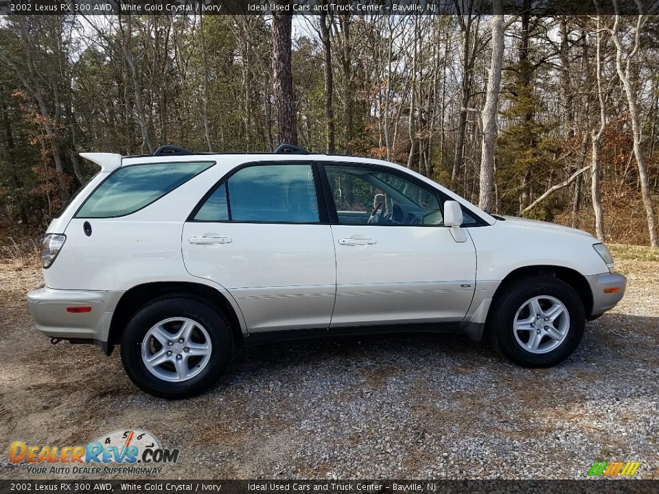 2002 Lexus RX 300 AWD White Gold Crystal / Ivory Photo #4