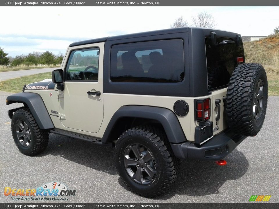 2018 Jeep Wrangler Rubicon 4x4 Gobi / Black Photo #8