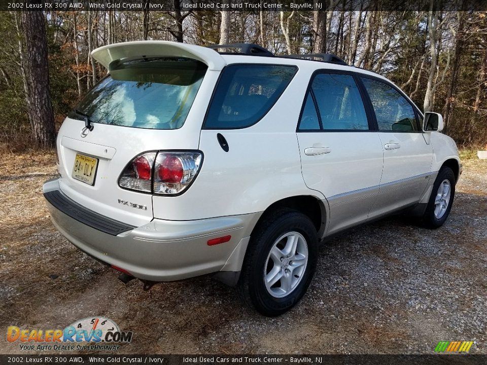 2002 Lexus RX 300 AWD White Gold Crystal / Ivory Photo #7