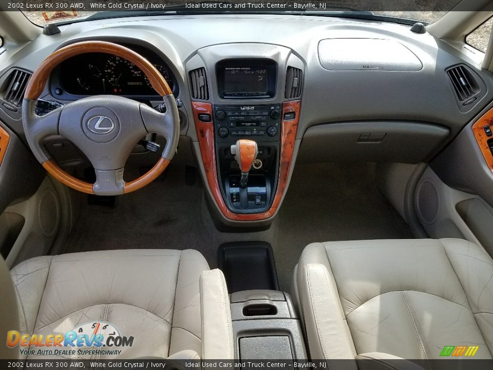 2002 Lexus RX 300 AWD White Gold Crystal / Ivory Photo #22