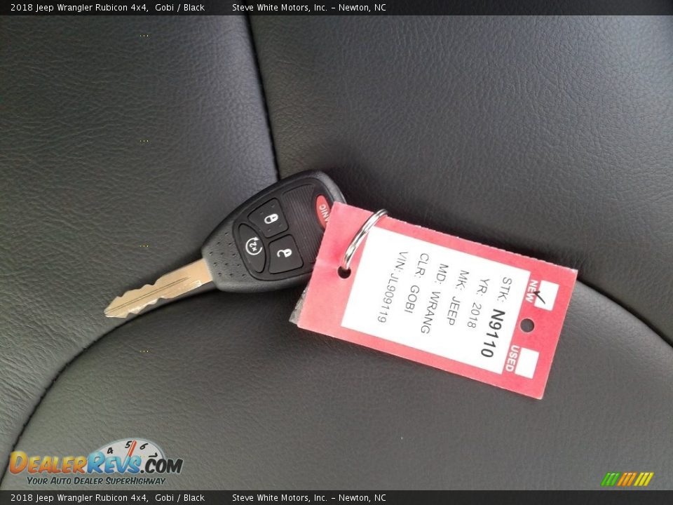 2018 Jeep Wrangler Rubicon 4x4 Gobi / Black Photo #30