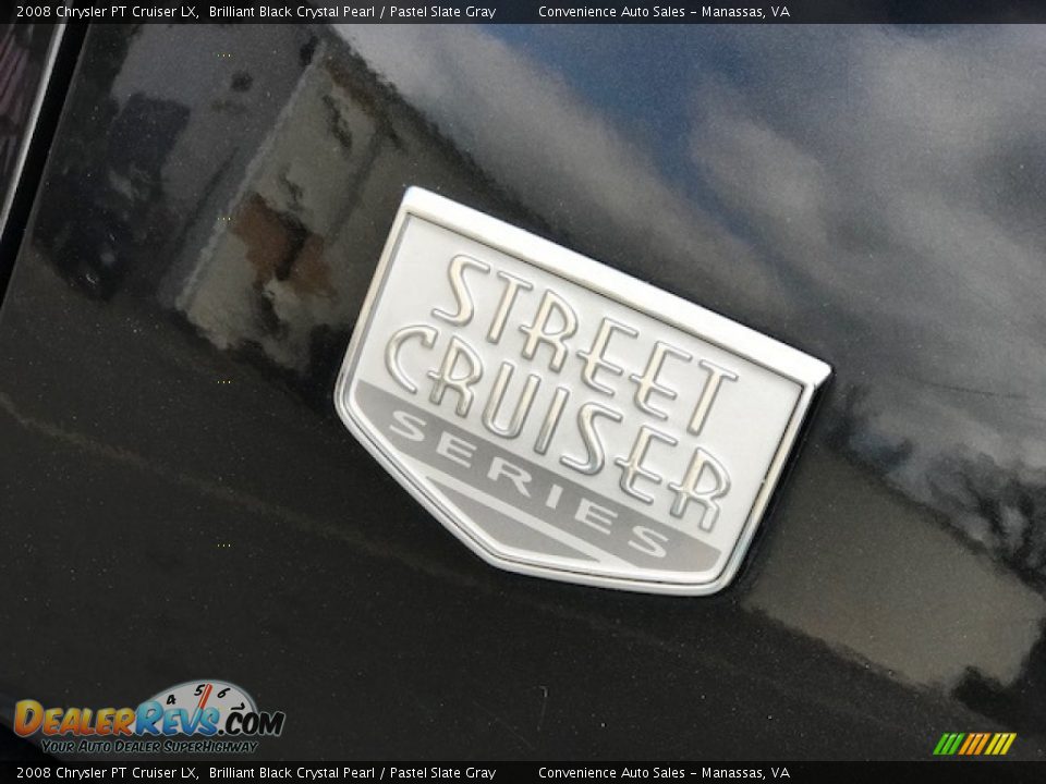 2008 Chrysler PT Cruiser LX Brilliant Black Crystal Pearl / Pastel Slate Gray Photo #16