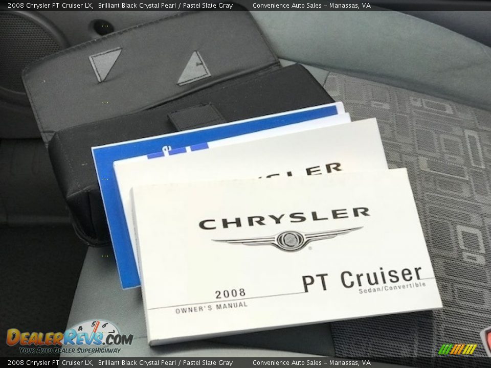 2008 Chrysler PT Cruiser LX Brilliant Black Crystal Pearl / Pastel Slate Gray Photo #20