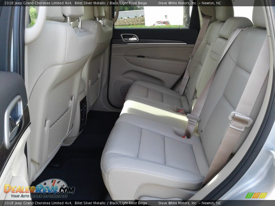 2018 Jeep Grand Cherokee Limited 4x4 Billet Silver Metallic / Black/Light Frost Beige Photo #11