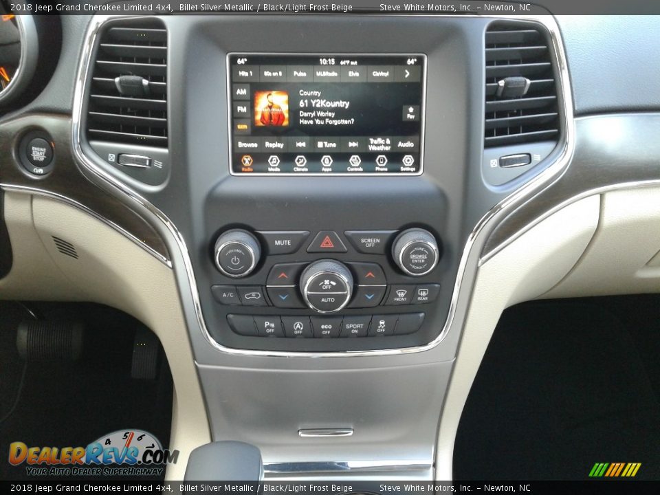 2018 Jeep Grand Cherokee Limited 4x4 Billet Silver Metallic / Black/Light Frost Beige Photo #21