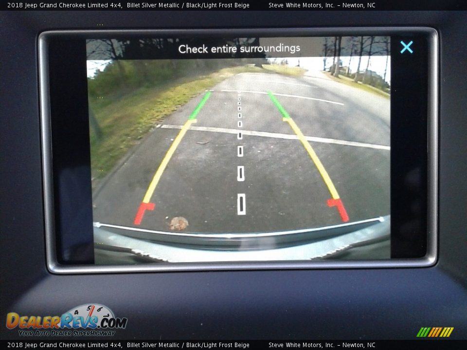 2018 Jeep Grand Cherokee Limited 4x4 Billet Silver Metallic / Black/Light Frost Beige Photo #23