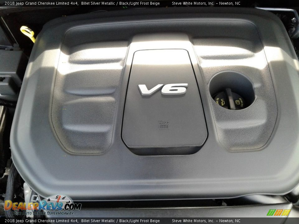 2018 Jeep Grand Cherokee Limited 4x4 Billet Silver Metallic / Black/Light Frost Beige Photo #33