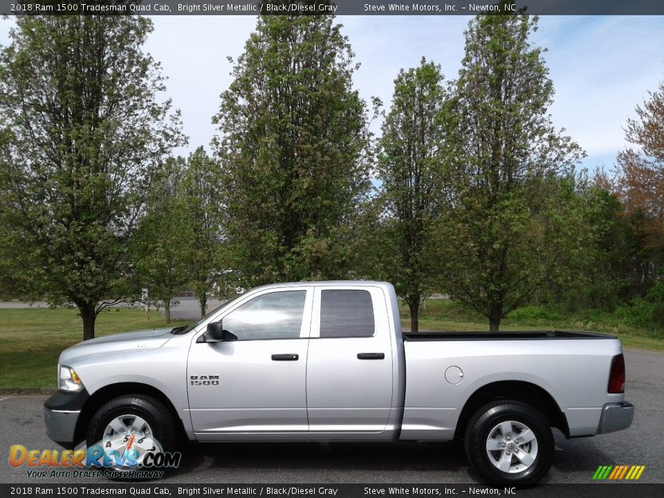 Bright Silver Metallic 2018 Ram 1500 Tradesman Quad Cab Photo #1