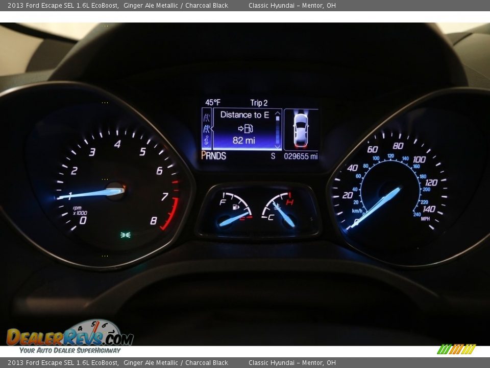 2013 Ford Escape SEL 1.6L EcoBoost Ginger Ale Metallic / Charcoal Black Photo #9