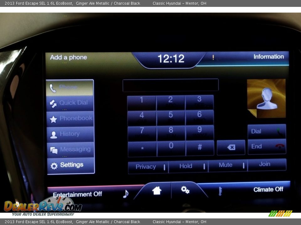 2013 Ford Escape SEL 1.6L EcoBoost Ginger Ale Metallic / Charcoal Black Photo #11