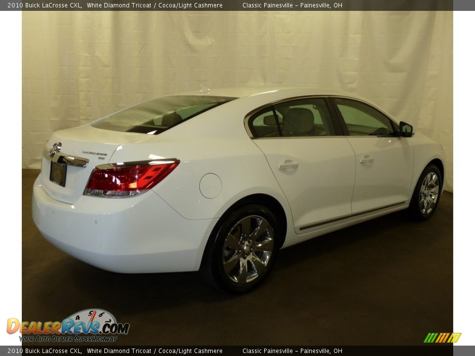 2010 Buick LaCrosse CXL White Diamond Tricoat / Cocoa/Light Cashmere Photo #2