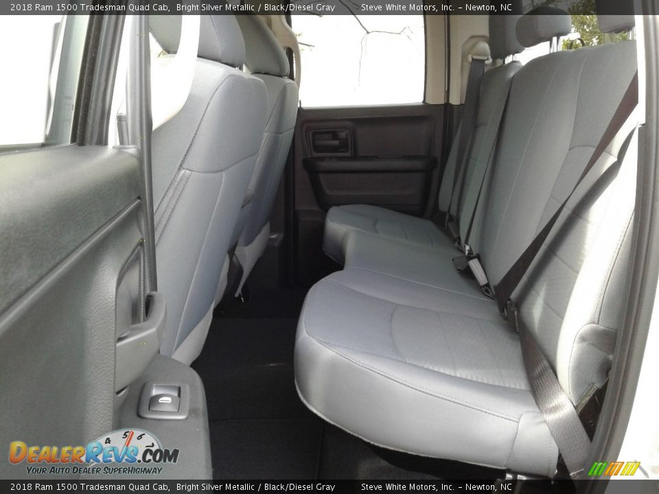 2018 Ram 1500 Tradesman Quad Cab Bright Silver Metallic / Black/Diesel Gray Photo #11
