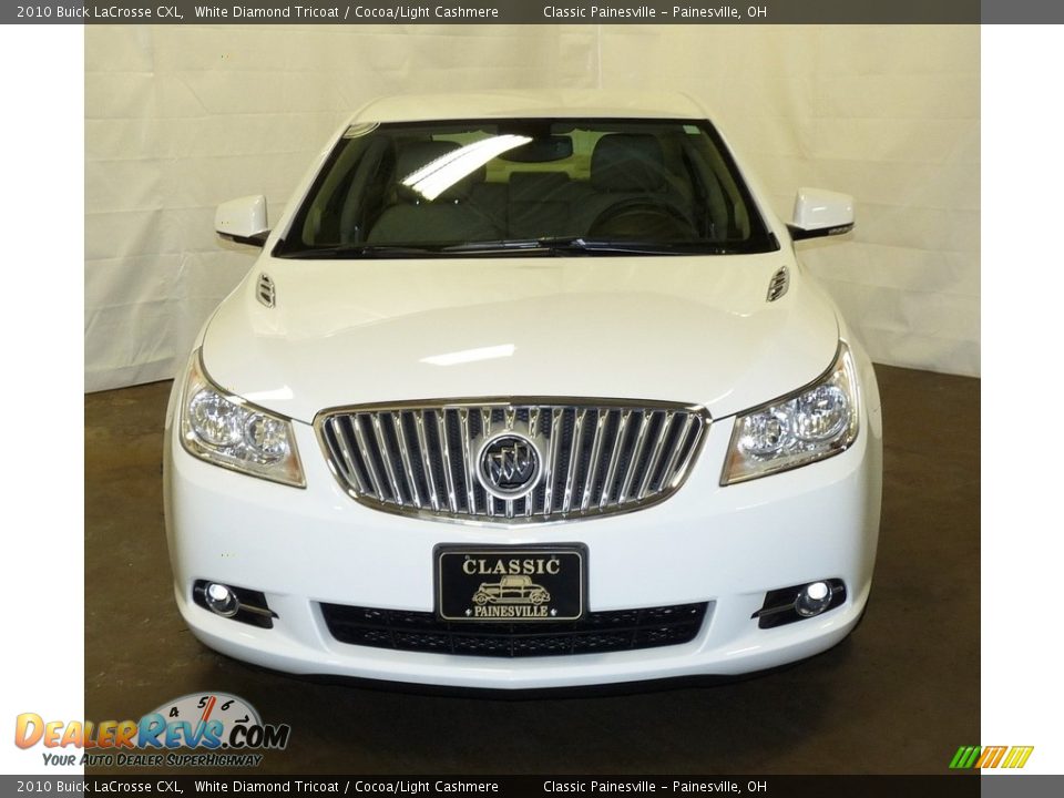 2010 Buick LaCrosse CXL White Diamond Tricoat / Cocoa/Light Cashmere Photo #4