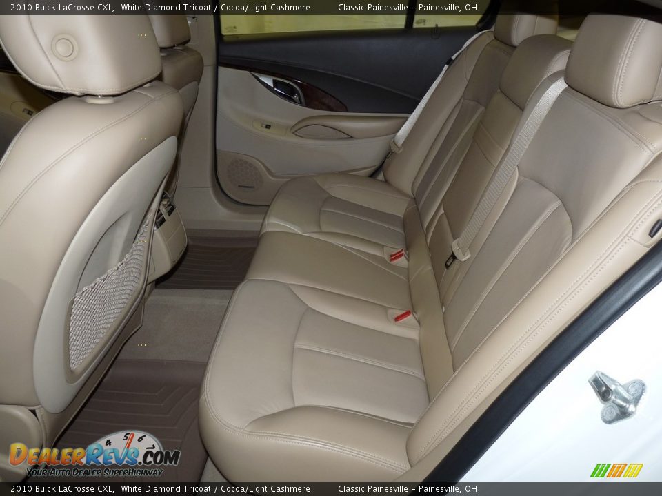 2010 Buick LaCrosse CXL White Diamond Tricoat / Cocoa/Light Cashmere Photo #8